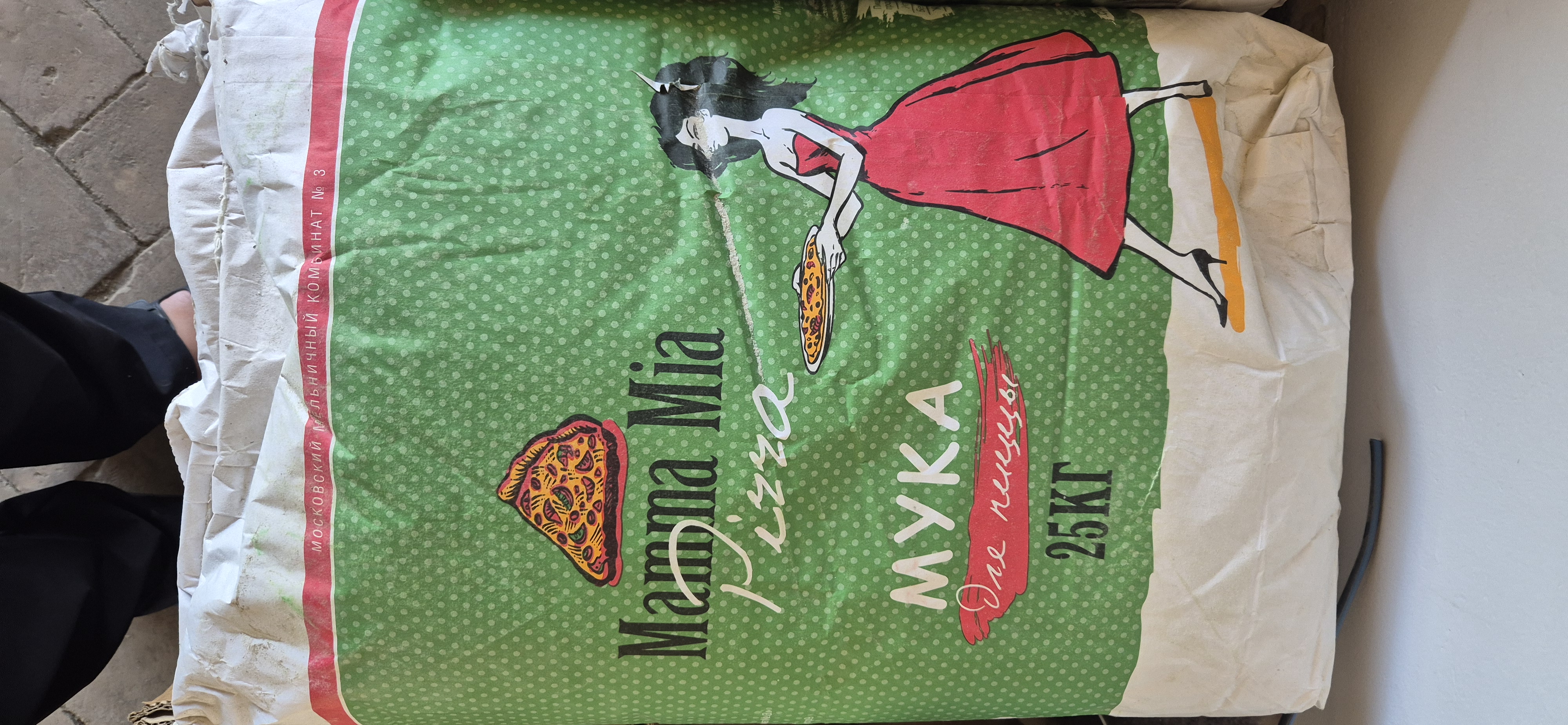 Мука пшеничная хлебопекарная высший сорт 25кг  thumbnail