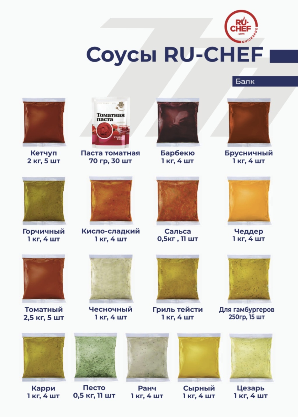 Соус Майонезный "С ароматом трюфеля" RU-CHEF 0.500гр 